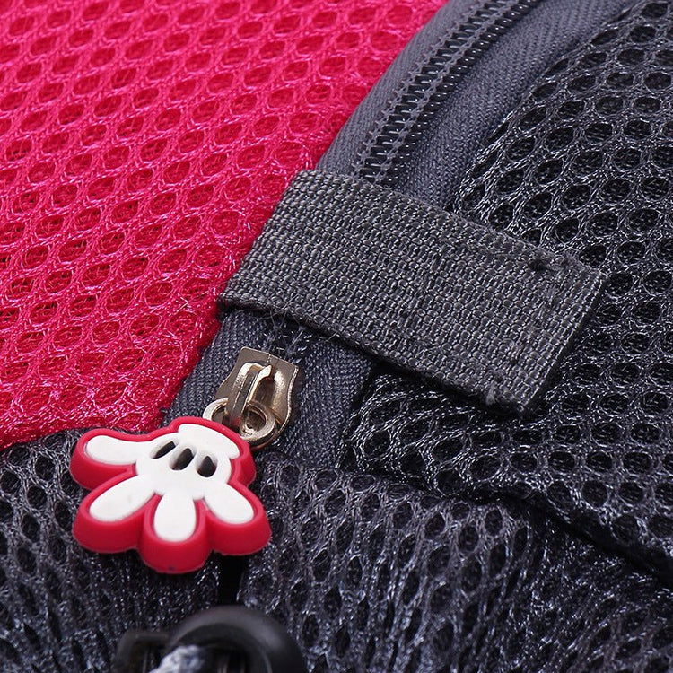 Mostra do Material que é Feita a Bolsa de Ombro Para Transporte de Pets - Shop Bem