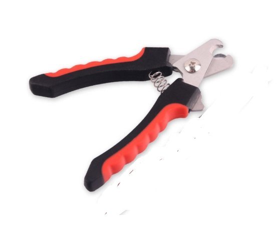 Tesoura Cortador Aparador de Unhas Para Cachorro Gato Vermelho-Preto Top Cut - Shop Bem